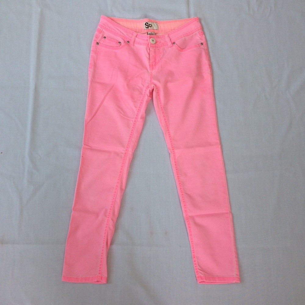 Neon Pink Soft Capris